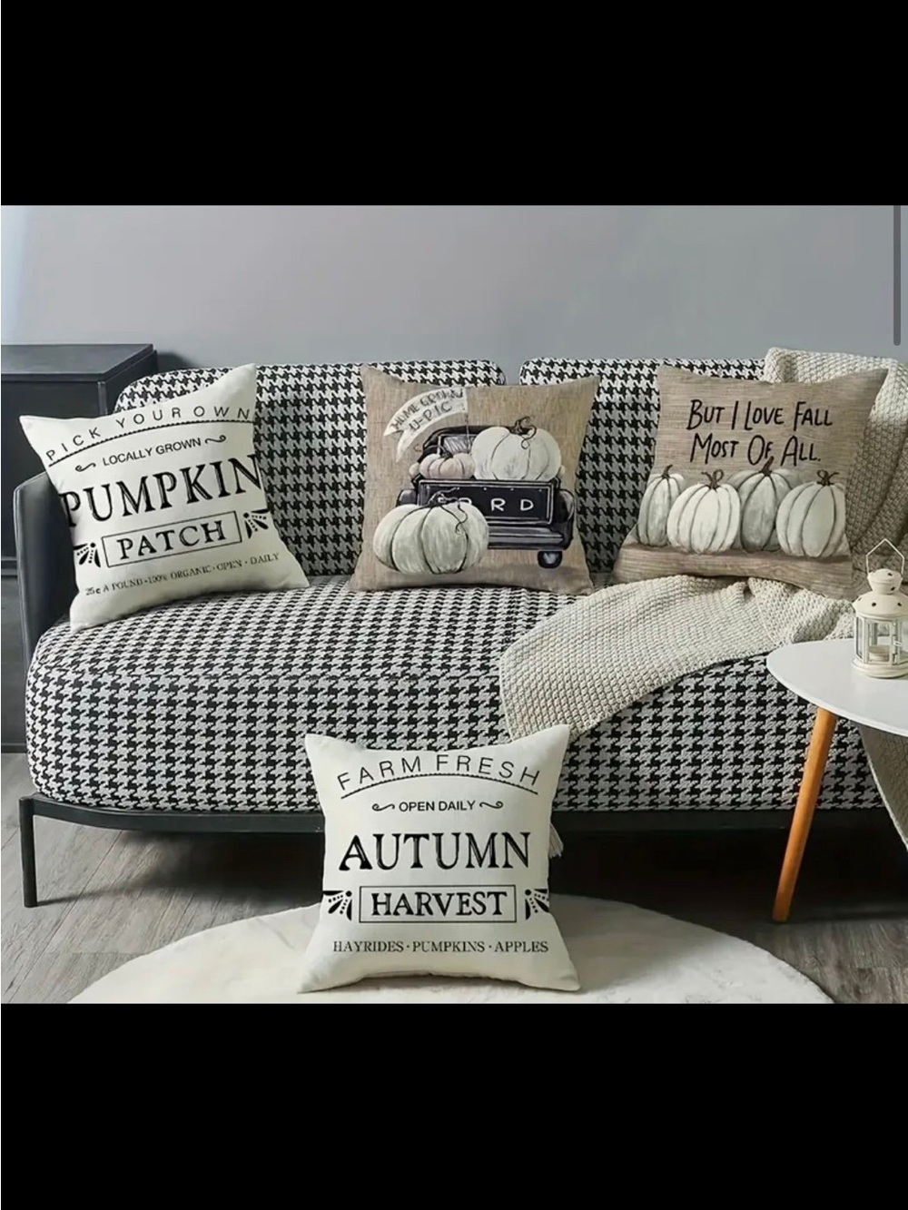 4 pc pillow covers
